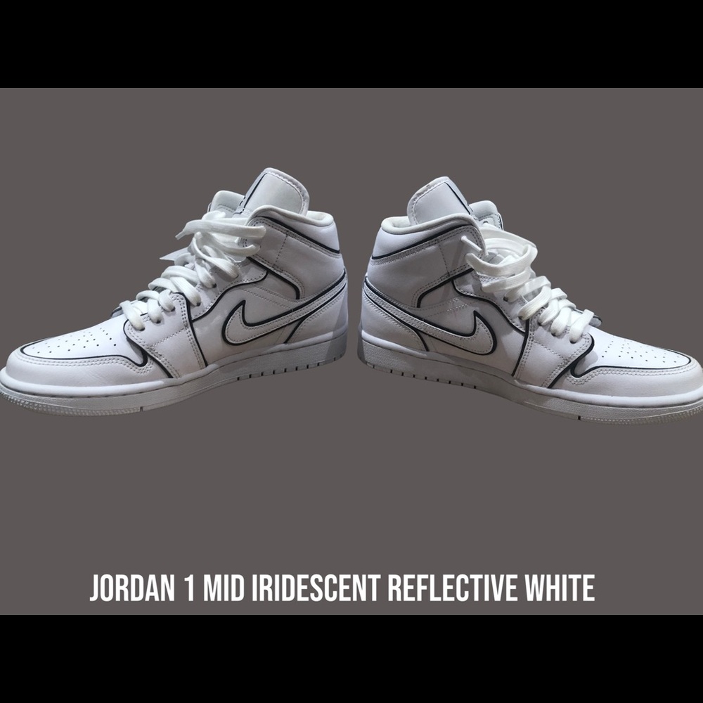 COPY - BRAND NEW WOMENS JORDAN 1 MID IRIDESCENT
